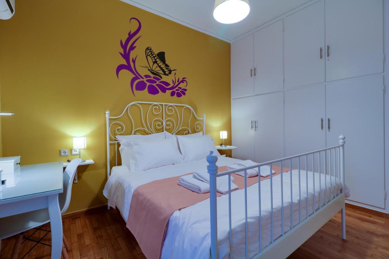 Spacious Central Flat☆3Min To Metro☆Ac|Netflix|Pc Athen Eksteriør billede